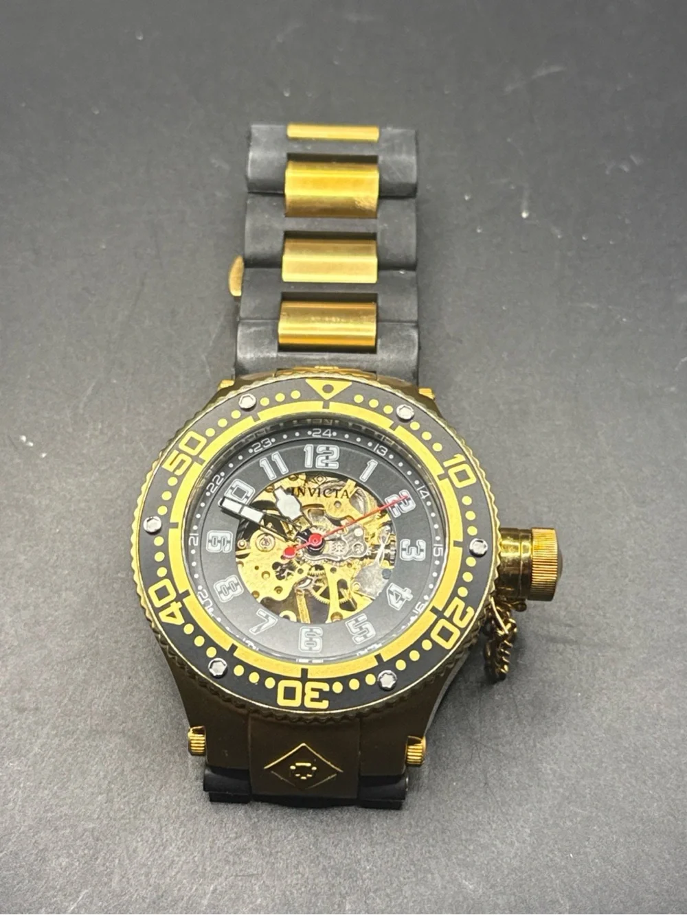 Invicta gold tone
